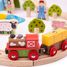 Juego de tren de granja BJT036 Bigjigs Toys 2