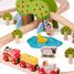 Juego de tren de granja BJT036 Bigjigs Toys 4