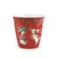 Vaso Peter Rabbit Navidad rojo PJ-BP715N Petit Jour 2