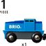 Locomotora de carga azul con batería BR33130 Brio 4