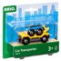 Vagón de transporte de coches azul BR33577-3689 Brio 1
