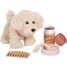 Perro con bolsa y set de cuidados rosa LE12838 Small Foot company 5