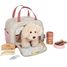 Perro con bolsa y set de cuidados rosa LE12838 Small Foot company 1