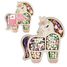Kit de perlas de madera unicornio SYCRE3284 Sycomore 4