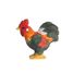 Figura gallo en madera WU-40601 Wudimals 1