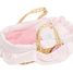 Moisés de 28 cm con relleno rosa PE800106 Petitcollin 2