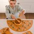 Kit tenedor y cuchara de silicona Cracky el dinosaurio SJ-SI0931 Sassi Junior 2