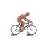 Figura ciclista R Rouleur Sin pintar FR-R rouleur non peint Fonderie Roger 1