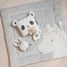 Tapidou Unicornio gris y plata DC3336 Doudou et Compagnie 2