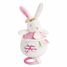 Conejo de peluche musical Flores DC3519 Doudou et Compagnie 1