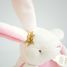 Conejo de peluche musical Flores DC3519 Doudou et Compagnie 4
