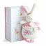 Conejo de peluche musical Flores DC3519 Doudou et Compagnie 2