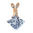 Peluche de conejo con pañuelo azul DC4016 Doudou et Compagnie 2