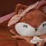 Peluche Mina el zorro con clip para chupete DC4686 Doudou et Compagnie 7