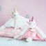 Lucie el unicornio rosa de peluche DC3277 Doudou et Compagnie 4