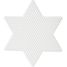 Plato grande estrella blanca con bolitas de plastico Midi HAMA-269 Hama 2
