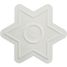 Plato pequeño estrella blanca plastico perlas Midi HAMA-270 Hama 3