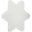 Plato pequeño estrella blanca plastico perlas Midi HAMA-270 Hama 4