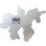 Plato unicornio blanca con bolitas de plastico Midi HAMA-315 Hama 3