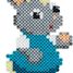 Bolsa de 1000 cuentas de plástico Midi aceite azul HAMA-207-83 Hama 3