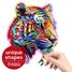 Puzzle de madera Tigre colorido 150 piezas WC-HE-0169-M Wooden City 4