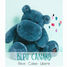 Hip Chic peluche hipopótamo azul 40 cm HO3108 Histoire d'Ours 2