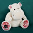 Hip Chic peluche hipopótamo blanco 40 cm HO3202 Histoire d'Ours 2