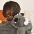Peluche de koala gris 40 cm HO3365 Histoire d'Ours 4