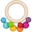 Sonajero anilla con 8 perlas arcoíris GK65363 Goki 2