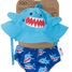 Maillot y gorra Shark (12-24M) ZOO-122-010-015 Zoocchini 2