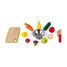 Gran set de frutas y verduras de madera para cortar J06607 Janod 7