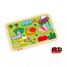 Puzzle Chunky de madera Jardín J07120 Janod 2