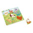 Puzzle táctil de la granja 5 piezas J07129 Janod 4