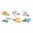 6 pasadores con animales brillantes para crear J07997 Janod 3