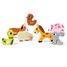 Chunky Puzzle 3D de animales de granja JA07055 Janod 2