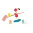 Juego de equilibrio Flamenco de madera rosa J08230 Janod 4