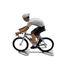 Figura de ciclismo con camiseta del equipo Bahrain Victorious FR-M21 Fonderie Roger 3