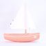 Barco de balandro rosa 21cm TI-N202-SLOOP-ROSE Maison Tirot 2