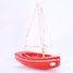 Barco The Sloop rojo 21cm TI-N202-SLOOP-ROUGE Maison Tirot 3