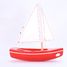 Barco The Sloop rojo 21cm TI-N202-SLOOP-ROUGE Maison Tirot 2