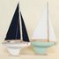Velero Le Beajour verde mar 40cm TI-N702-BEAJOUR-VERT-EAU-40 Maison Tirot 4