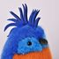 Peluche pájaro Loro Rey 15 cm HO3438 Histoire d'Ours 4