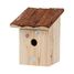 Caja nido para carbonero común con techo de corteza ED-NK112 Esschert Design 1