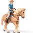 Figura del caballo occidental y su jinete PA-51566 Papo 2