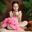 Peluche de ajolote rosa 50 cm HO3397 Histoire d'Ours 4