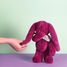 Peluche Conejo Fleurette ciruela 35 cm DC4705 Doudou et Compagnie 5