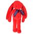 Peluche Conejo Méloé 37 cm - Rojo pasión MA0239 Maïlou Tradition 4