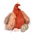 Peluche gallina con huevos dorados 28 cm HO3447 Histoire d'Ours 1
