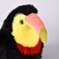 Peluche pájaro Tucán 15 cm HO3443 Histoire d'Ours 2