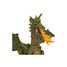 Figura de dragón alado verde con llama PA39025-2855 Papo 3